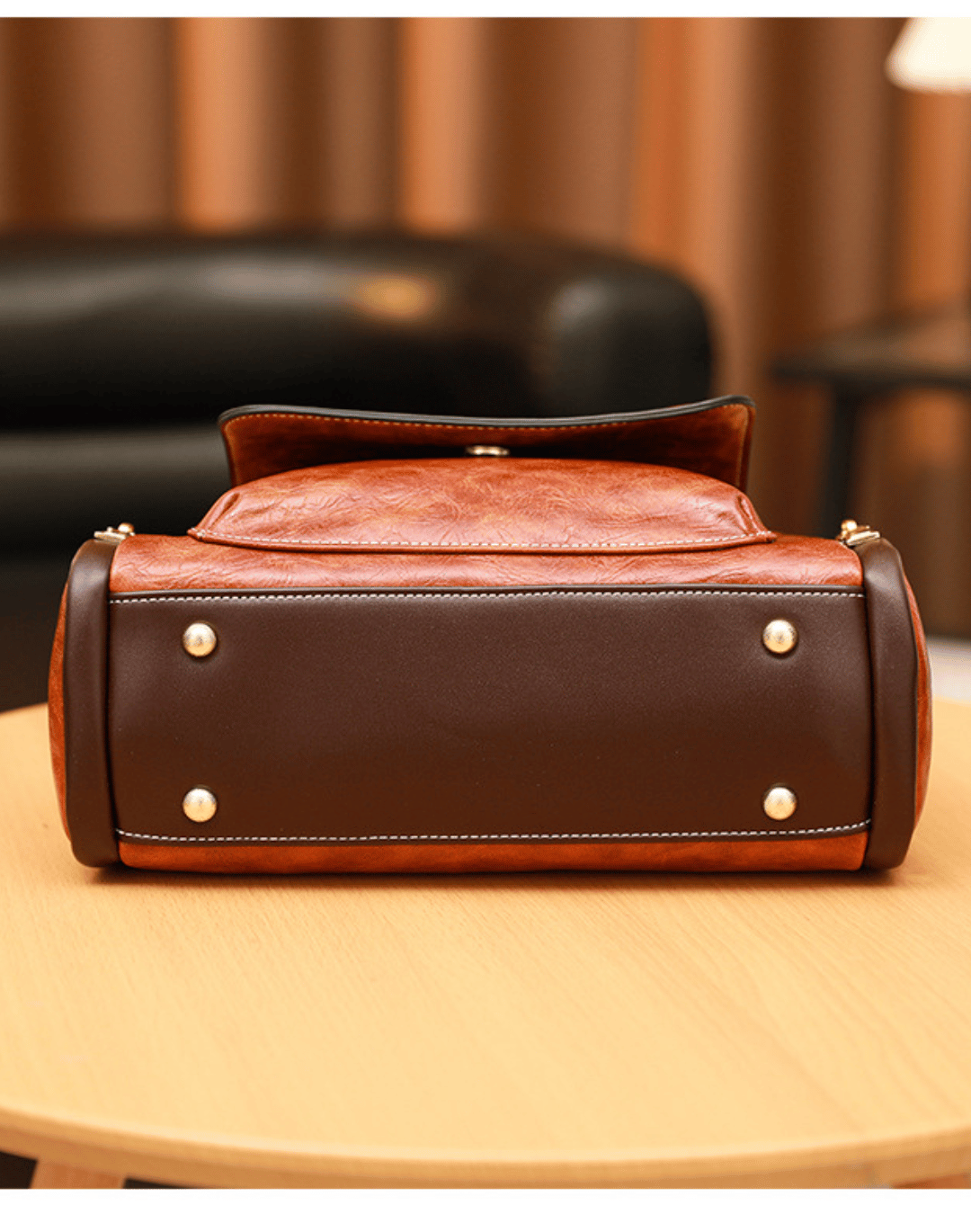 Polbolo Vintage Görünümlü Çok Bölmeli El & Omuz Çantası | Geniş ve Fonksiyonel Tasarım