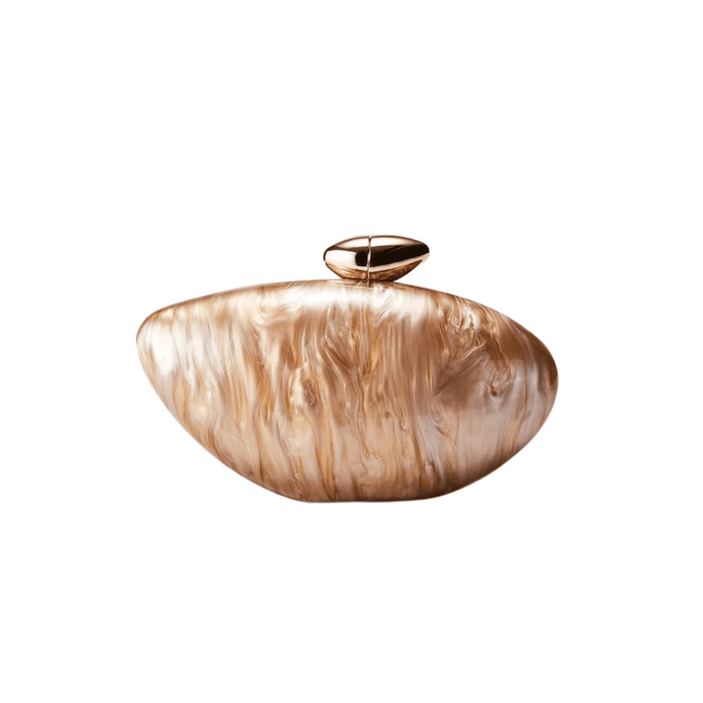 PearlPebble™ Acrylic Evening Bag – Sparkling & Sculptural Design