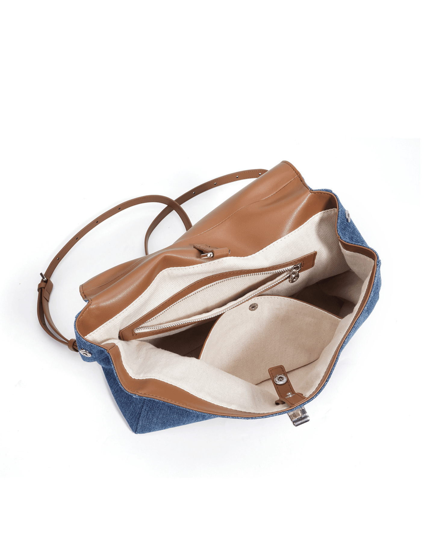 Switch – Denim Leather Handbag, Shoulder Bag & Backpack