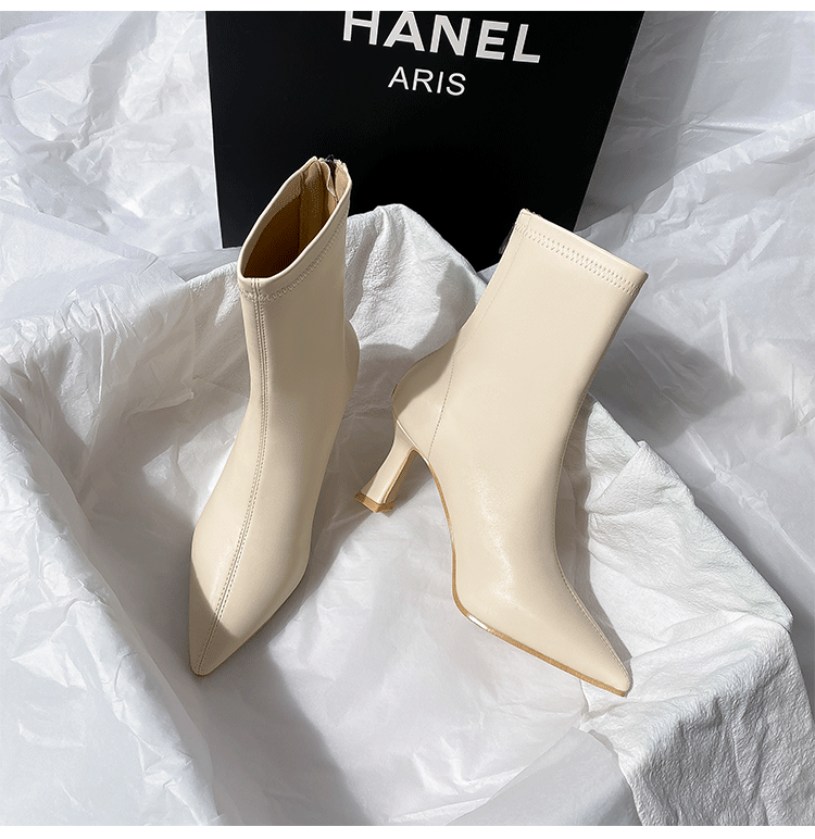 Svelora – Winter Collection Thin Heel Mid-Ankle Boots