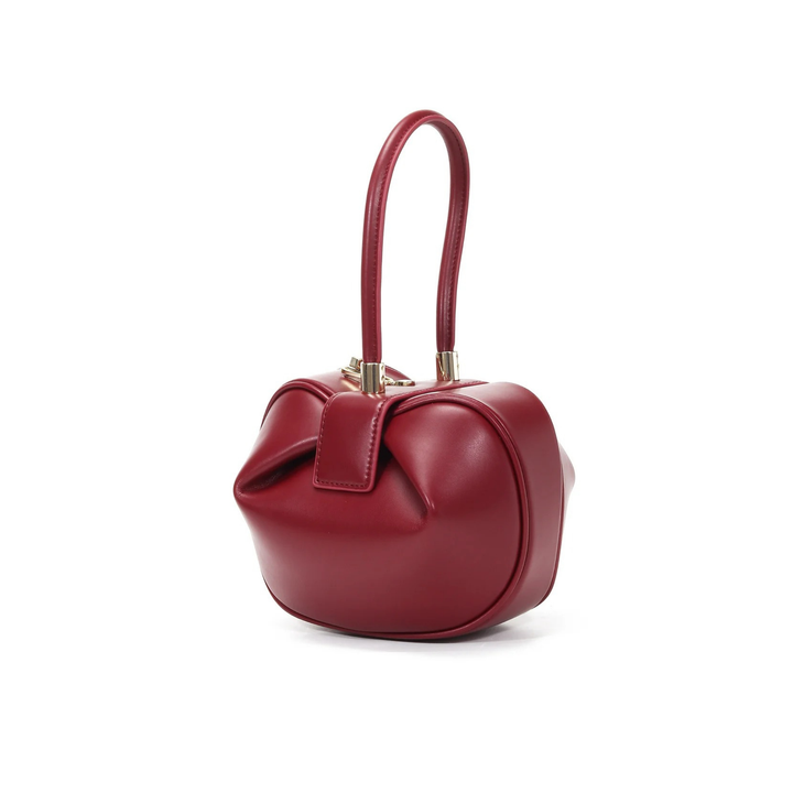 Bolinho Wonton – Forma Criativa, Bolsa de Couro Luxuosa e Divertida