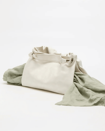 Bolsa de couro legítimo com cordão Gather – opções de tamanho mini/pequeno/médio