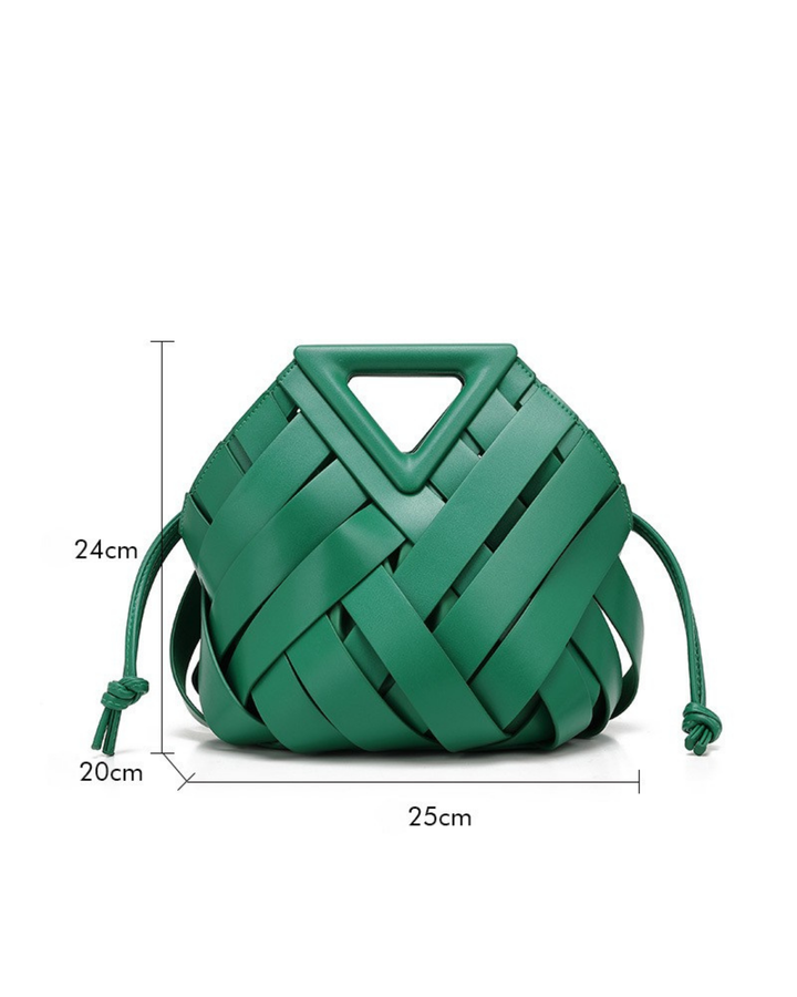 Túi xách nữ TriHandle™ Geometric Knit – Dây đeo có thể điều chỉnh, quai xách hình tam giác
