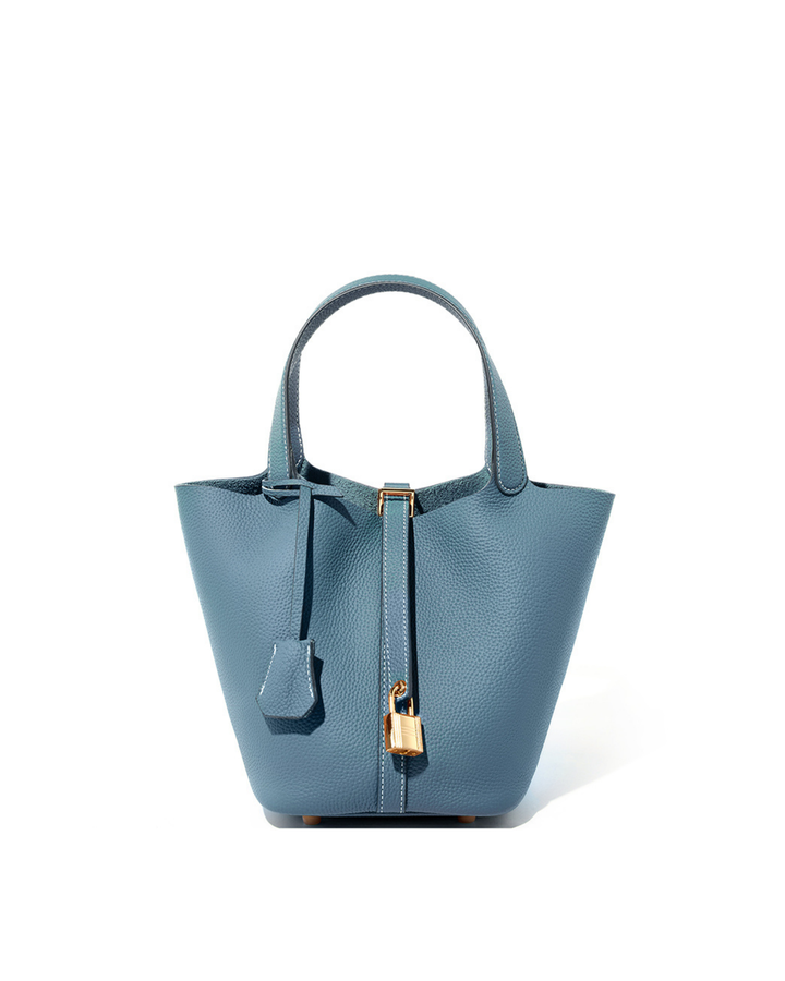 Picotin Hakiki Deri Çanta – Şık & Kompakt Bucket Bag