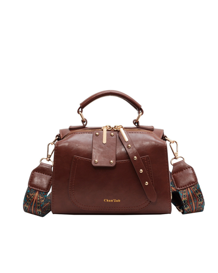 Bohemian Patterned Adjustable Strap Hand &amp; Shoulder Bag