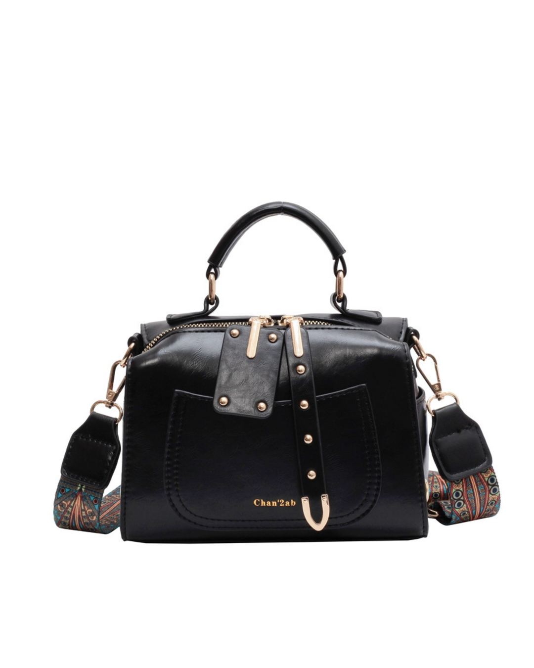 Bohemian Patterned Adjustable Strap Hand &amp; Shoulder Bag
