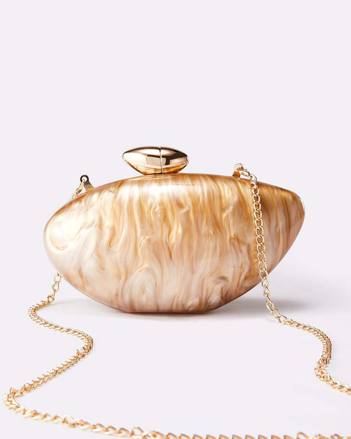 PearlPebble™ Akrilik Abiye Clutch