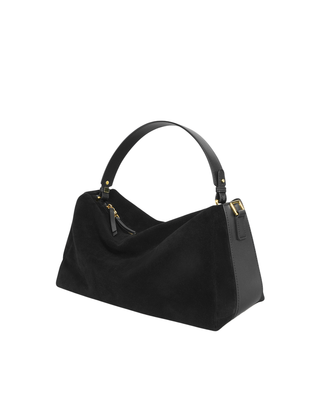 Sinced Suede Luxury Leather Bag – Large Volume, Minimalist Design, Zippered Model 