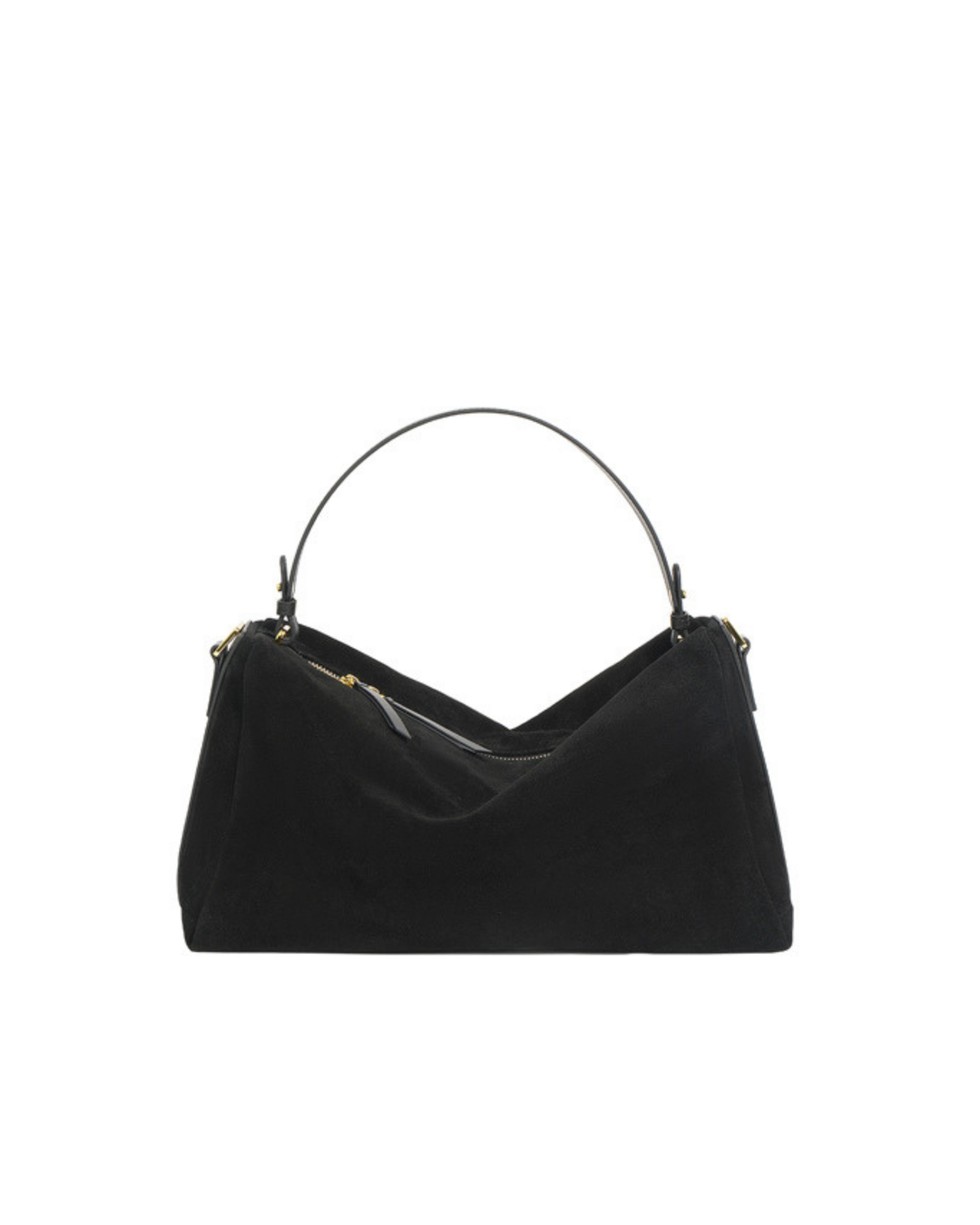 Sinced Suede Luxury Leather Bag – Large Volume, Minimalist Design, Zippered Model 