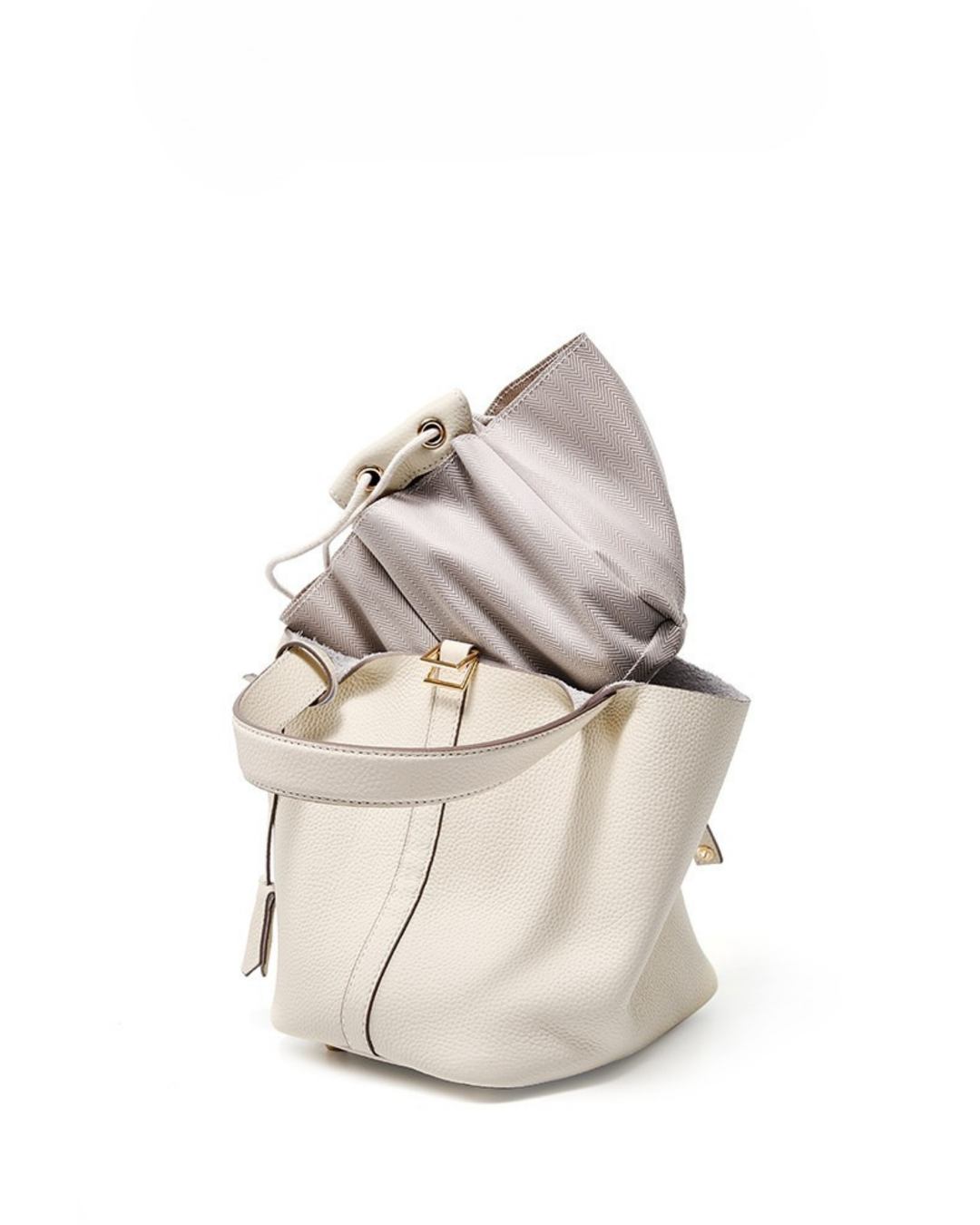 Picotin Hakiki Deri Çanta – Şık & Kompakt Bucket Bag