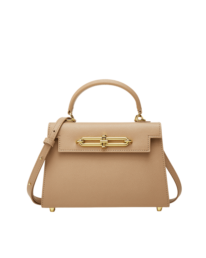 Hermes Saffiano Leather Mini Hand &amp; Shoulder Bag – Chain &amp; Adjustable Strap