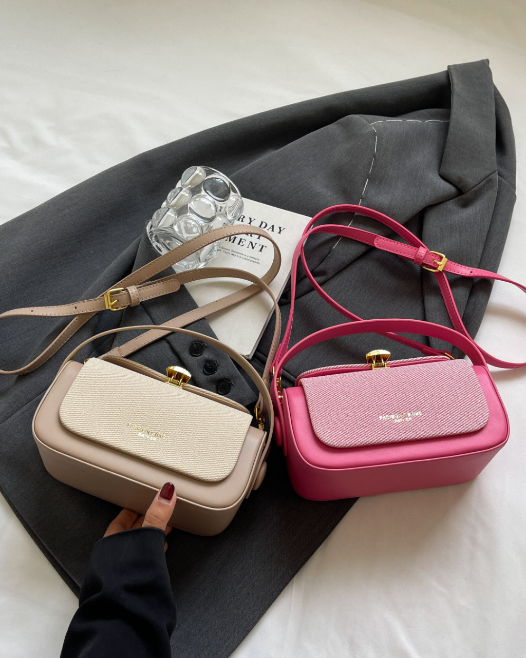 Retro II Colorful Fabric Flap Crossbody Bag | Stylish and Functional Design