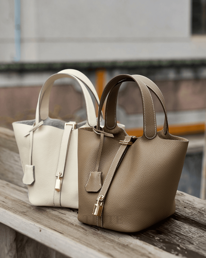Hermes Picotin Genuine Leather Mini Bag – Stylish &amp; Compact Bucket Bag