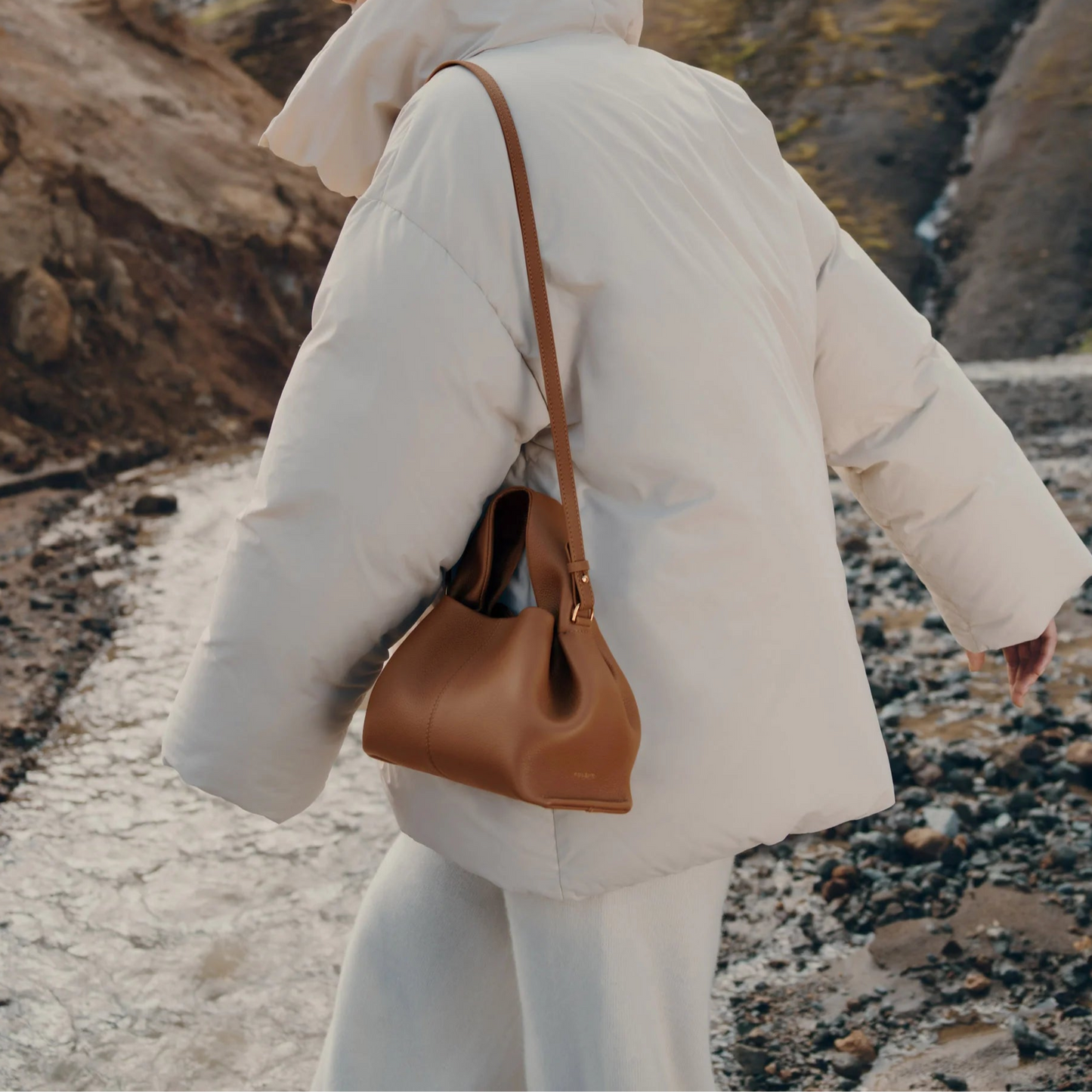 Bolsa Polene Numero em Couro | Design Elegante e Compacto